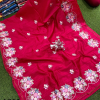 Buliyan Silk Saree with Buliyan Stitch - PINK