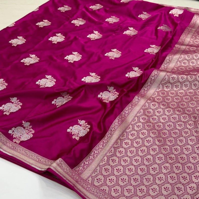 Traditional Yeola Paithani - Magenta
