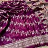 Banarasi Mashru Silk Saree [Magenta]