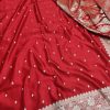 Banarasi  Mashru Silk Saree [Red]
