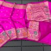 Banarasi Pure Katan Silk Saree [Fuschia Pink]