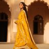 Pure Banarasi  Chiniya Katan Silk Saree [Yellow]