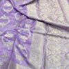 chiniya katan lilac saree