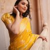 Pure Banarasi  Chiniya Katan Silk Saree [Yellow]